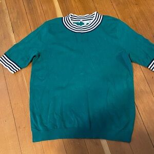 Boden green short sleeve sweater